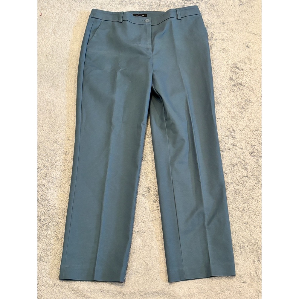 Jones New York Stretch Dress Pants Womens 8 Blue Casual Slacks Trousers Office
